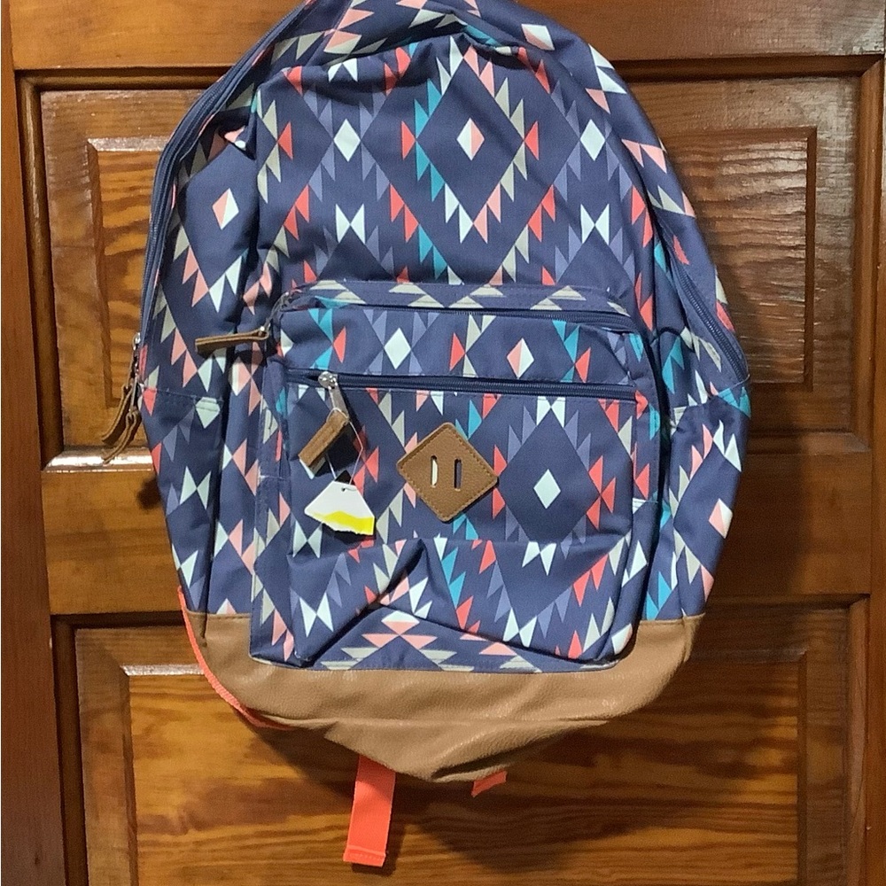 New blue backpack
